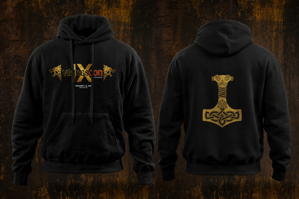 VikingsCon IX Wolf Hoodie (Double-Sided)