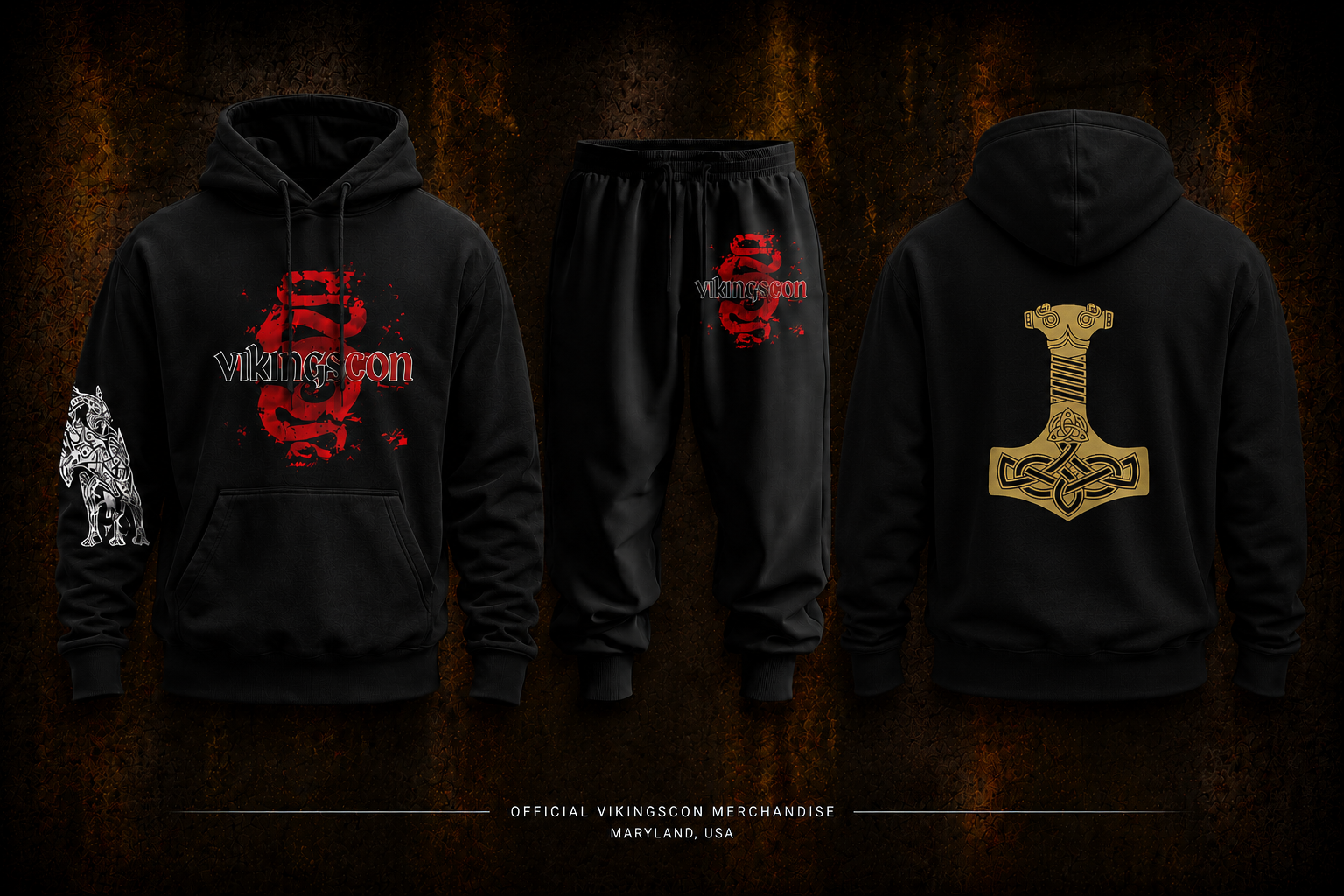 The Ultimate VikingsCon Hoodie + Sweatpants Set