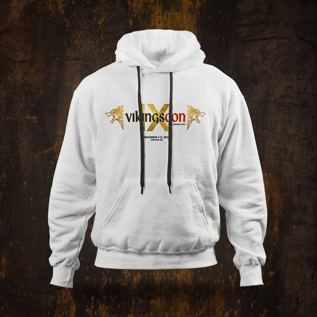 VikingsCon IX Wolf Hoodie (Single-Sided)