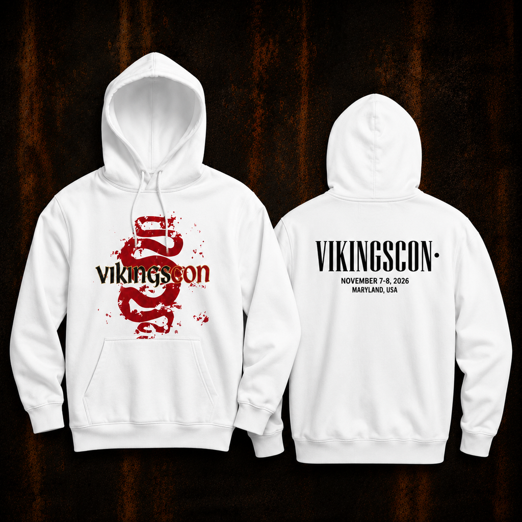 VikingsCon Red Serpents Hoodie (Double-Sided)
