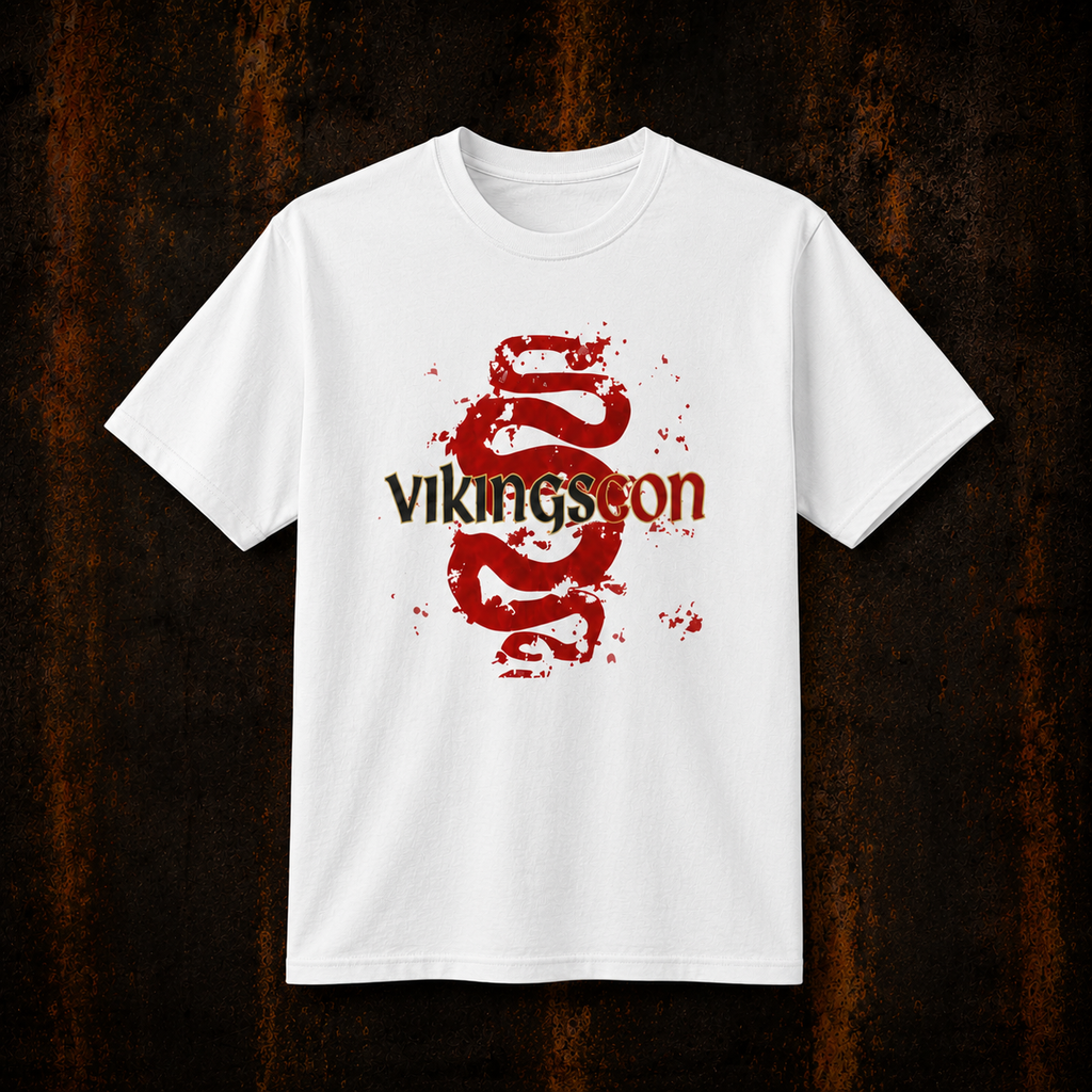 VikingsCon Red Serpents Logo Tee (Single-Sided)