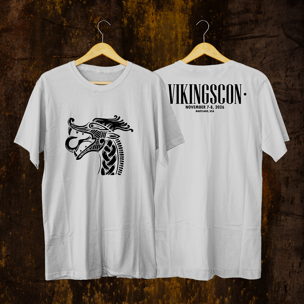 VikingsCon Dragon Head T-Shirt (Double-Sided)
